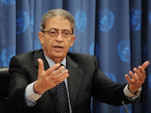Arab League Chief Amr Moussa