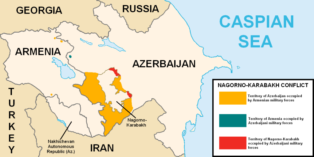 Artsakh Occupation Map 