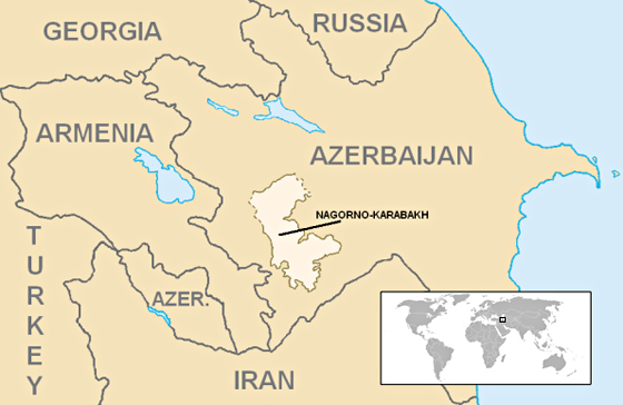 Senate Passes Bill To Suspend Military Aid To Azerbaijan News From   Nagorno Karabakh Map 5 