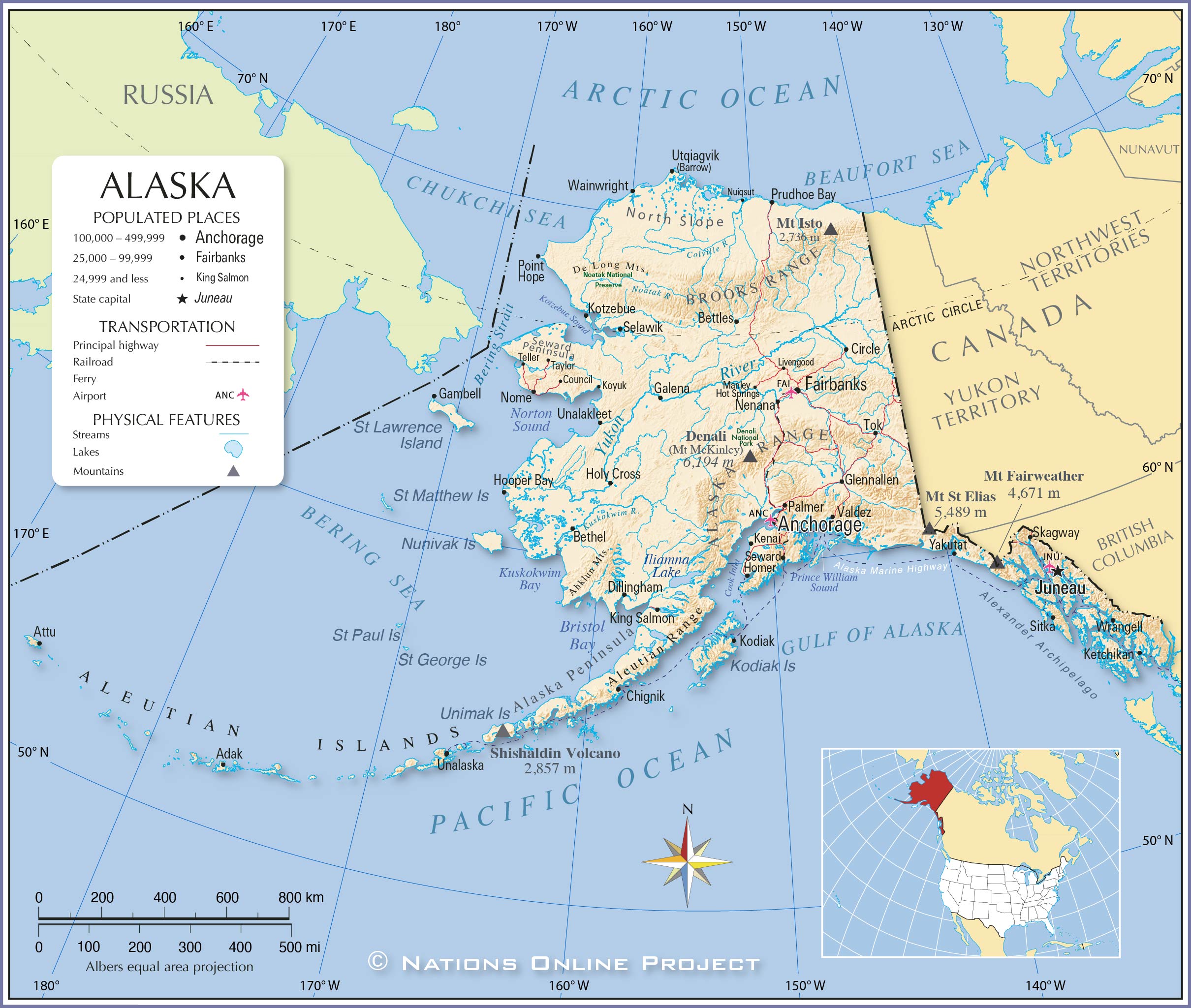 Северная америка полуостров аляска. Остров Аляска на карте. Аляска на карте США. Штат Аляска на карте Северной Америки.